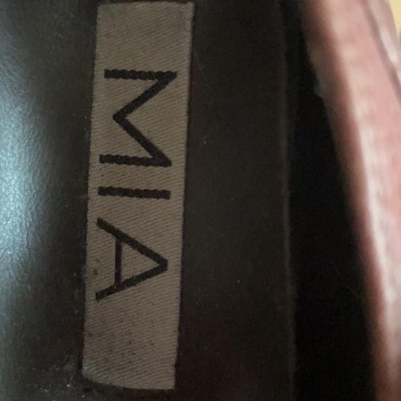 Mia Loran BoHo Mary Jane buckle low heel tan leather shoes size 4 girls - Picture 8 of 12